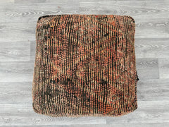 Boho Moroccan Floor Cushion – Handmade Wool Kilim Pillow Cover