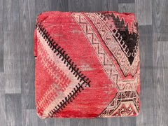Handmade Moroccan Wool Pillow-Berber Cushion-Shaggy Moroccan Pillow-Handwoven Berber Pillow for Boho Living Room-Boho Home Decor