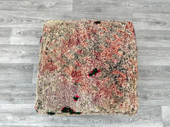 Moroccan Pouf Collaboration - Artist Series, Limited-Edition Tribal Art, Signed by Moroccan Artisans, Collector’s Item