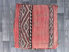 Kilim floor cushion cover F20 turkish moroccan persian tribal bohemian kilim rug pouf poef puff bean bag floor cushion floor pillow