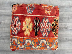 Vintage Moroccan kilim,berber bujaad pillow , decorative pillow , berber cushion , berber vintage wool Cushion Cover