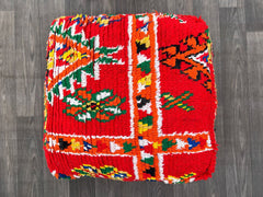 Large Berber Pillow-Vintage Moroccan Rug Pillow-Berber Vintage Wool Cushion-Old Boujaad Pillow-Berber Cushion-Moroccan Rug Throw Pillow