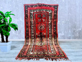 138 x 260 cm = 4.5 x 8.5 FT Carpet boujaad, carpet for living room, carpet berberb rug, berbercheckered rug, beni ourain colorful, berber carpet, moroccan boho.Black carpet