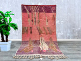 136 x 220 cm = 4.5 x 7.2 FT STUNNING Rug, Rug for Living Room - Old Berber Rug - Bohemian Carpet - Bohemian Carpet - Runner rug stairs - Handmade - Moroccan runner, Berber rug