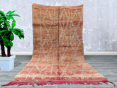 188 x 328 cm = 6.1 x 10.8 FT Moroccan rug, handmade beni ourain rug, Minimalistic wool rug, Custom made rug, Berber area rug, tapis marocain, wool rug, large area rug