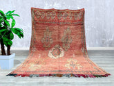 176 x 248 cm = 5.7 x 8.3 FT Berber Azilal Rug - Authentic Moroccan Runner Rug - Azilal Runner Rug - Azilal Colored Rug - Small Rug For Bedroom - Vintage Striped Runner