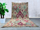 181 x 316 cm = 5.9 x 10.3 FT Vintage rug, berber rug, Old Moroccan Rug, Entryway Rug, Berber Vintage, Bohemain Rug