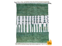 Custom Berber Rug - Handmade Boujaad Carpet - Personalized Moroccan Rug for Bedroom or Living Room