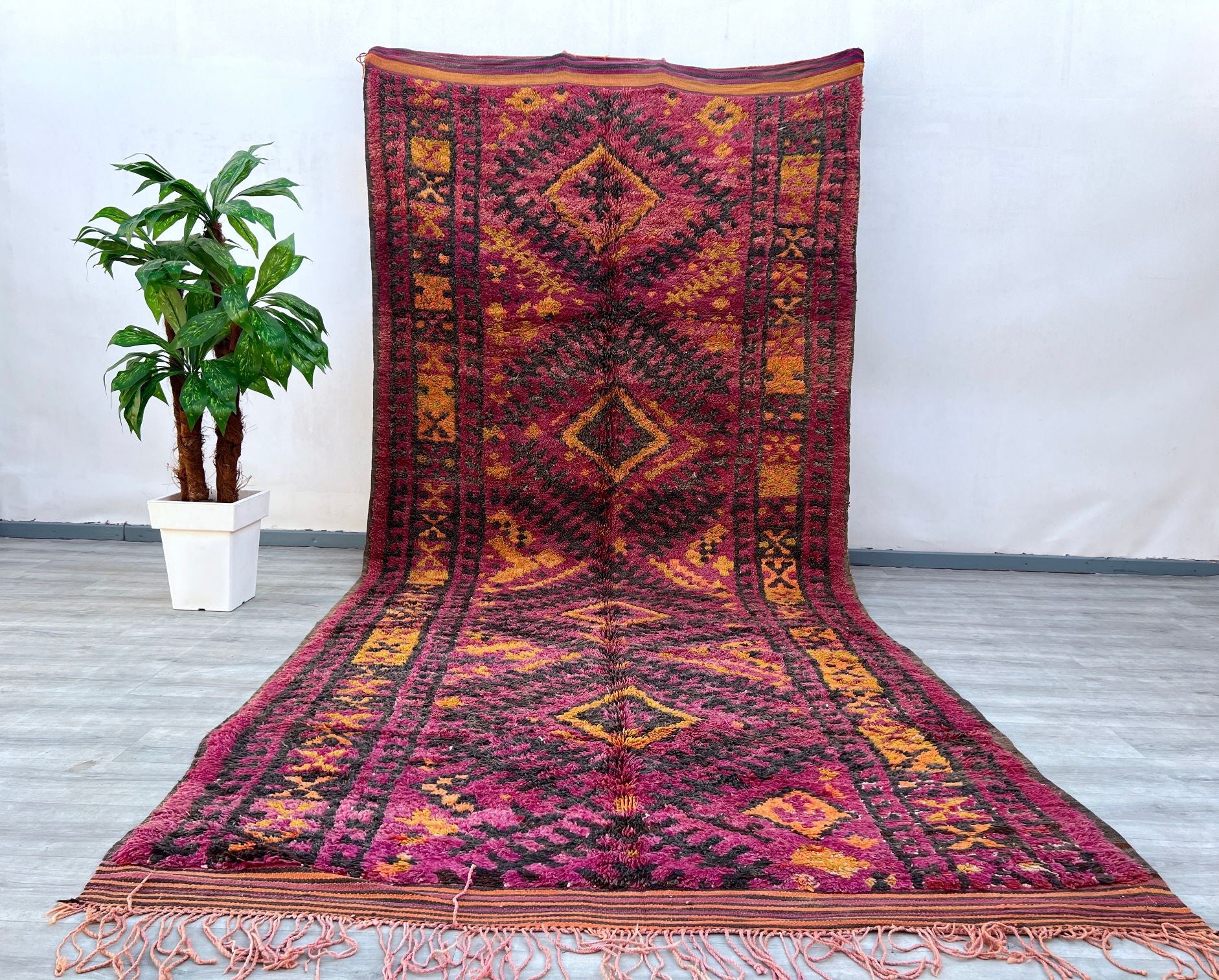 Enhance your home with this stunning antique Turkmen kilim rug, showcasing a striking geometric pattern in rich, earthy tones. Handwoven by nomadic tribes using organic wool and vegetable dyes, this flat-weave rug is both durable and soft underfoot. The intricate tribal motifs tell a story of tradition and artistry, making it a unique centerpiece for any room. Ideal for living rooms, dining areas, or as a statement hallway runner, this vintage kilim adds texture and warmth to rustic, eclectic, or minimalist