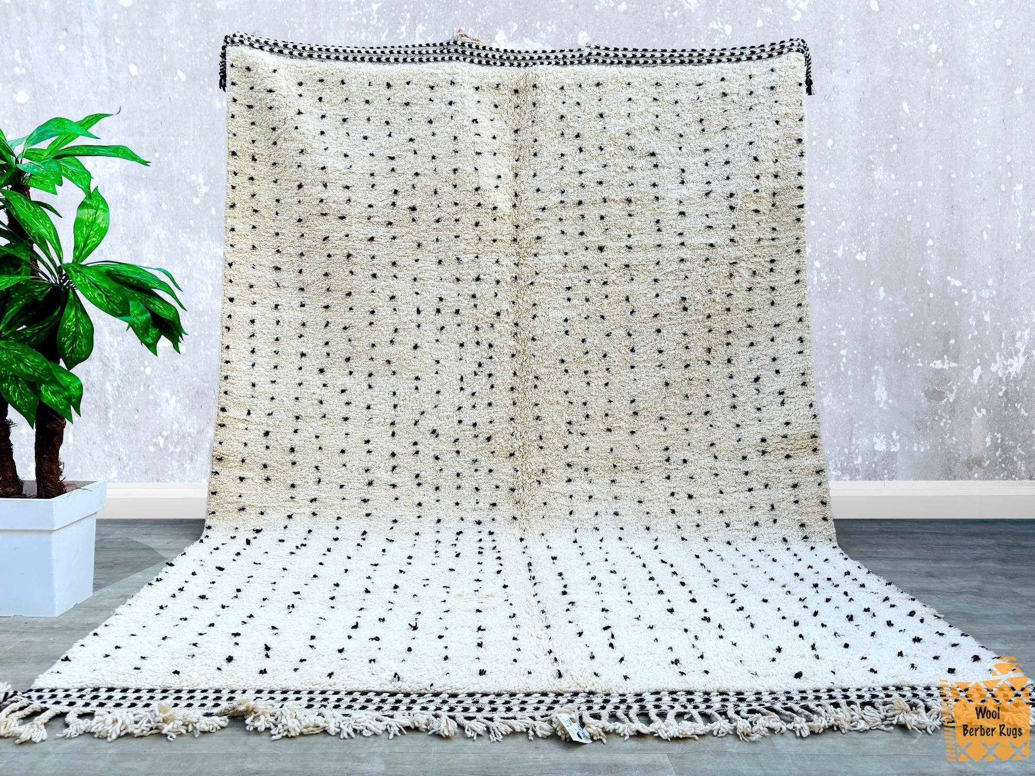 Add a touch of Moroccan flair to your home with this handmade Kilim Rug. Woven from high-quality wool, it features vibrant colors and traditional patterns. Use it as a Rug to create a cozy, bohemian atmosphere.