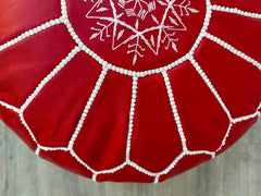 Design your dream leather pouf or ottoman with customizable options! Choose from 20+ colors (tan, cognac, deep orange), stitching details, and sizes (18"–30"). Our handmade Moroccan poufs use buffalo leather for durability, while modern cube ottomans feature water-resistant finishes. Add personalized embroidery or opt for outdoor-rated leather for patios. Wholesale and bulk orders available for interior designers. Pair with matching leather furniture for a cohesive look. Shop ethically sourced, artisan-craf