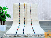 155 x 211 cm = 5.1 x 6.9 ft Striped Gorgeous Beniourain Carpet, Moroccan Handmade Rug, Striped Rug, Living Room Rug, Handmade Wool Carpet, Berber Rug, Home Decor.