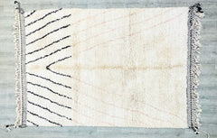 Custom Moroccan Boujaad Rug – Handmade Berber Wool Rug – Unique Berber Carpet for Living Room