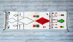 083x292 cm = 2.7 x 9.6 Handmade Moroccan Rugs – Authentic Berber & Azilal Wool Carpets