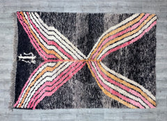 174 x 260 cm = 5.7 x 8.5 ft Large Moroccan Rug, Beni Ourain Colorful Rug, Custom Beni Ourain rug, Style Moroccan Rug, Custom rug