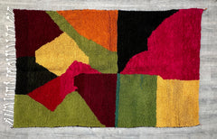 155 x 248 cm = 5.1 x 8.1 ft Colorful Carpet moroccan wool,custom handmade rugs,living room rug,large rug,carpet woven rug,Authentic rug, carpet boujaad rug,Soft carpets