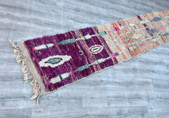 071x330 cm = 2.3 x 10.8 Vintage Moroccan Boujaad Runner Rug