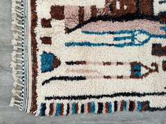 150 x 252 cm = 4.9 x 8.3 ft Bohemian Beniourain Carpet, Moroccan Rug, Handmade Rug, Authentic Rug, Area Rug, Berber Morrocan Rug, Handwoven Rug