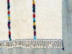 155 x 211 cm = 5.1 x 6.9 ft Striped Gorgeous Beniourain Carpet, Moroccan Handmade Rug, Striped Rug, Living Room Rug, Handmade Wool Carpet, Berber Rug, Home Decor.