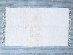 141 x 251 cm = 4.6 x 8.2 FT Beni Ourain Rug – Authentic Moroccan Rug, Custom Beni Ourain Rug, Large Moroccan Rug, Custom Rug