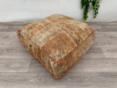 Vintage Moroccan Floor Cushion – Wool Kilim Pillow Cover for Boho Decor