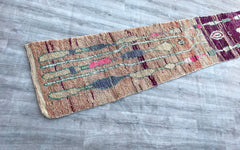 071x330 cm = 2.3 x 10.8 Vintage Moroccan Boujaad Runner Rug