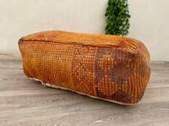 Boho Moroccan Floor Cushion – Handmade Wool Kilim Pillow Cover