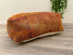 Boho Moroccan Floor Cushion – Handmade Wool Kilim Pillow Cover