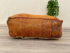 Boho Moroccan Floor Cushion – Handmade Wool Kilim Pillow Cover
