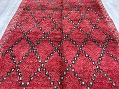 185x311 cm = 6.1 x 10.2 Vintage Moroccan Berber Rug – Timeless Tribal Charm