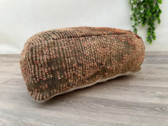 Boho Moroccan Floor Cushion – Handmade Wool Kilim Pillow Cover