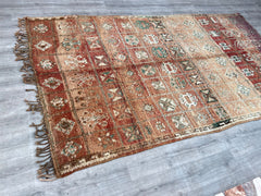 184x330 cm = 6.0 x 10.8 Vintage Moroccan Boujaad Rug – Handmade Berber Carpet