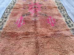 163x325 cm = 5.3 x 10.7 Vintage Moroccan Boujad Rug – Handmade Berber Carpet