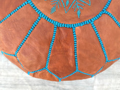 Brown Modern Leather Ottomans – Sleek Storage & Seating Solutions