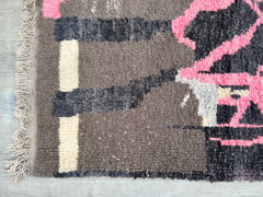 183x276 cm = 6.0 x 9.1 Handwoven Moroccan Beni Ourain Rugs – Authentic Tribal Wool Carpets