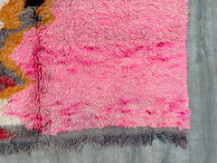 156 x 244 cm = 5.1 x 8.0 ft Colorful GORGEOUS BENIOURAIN CARPET, Moroccan Handmade Rug, Living Room Rug, Handmade Wool Carpet, Azilal Berber Rug, Handwoven Rug