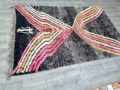 174 x 260 cm = 5.7 x 8.5 ft Large Moroccan Rug, Beni Ourain Colorful Rug, Custom Beni Ourain rug, Style Moroccan Rug, Custom rug