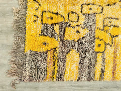 170 x 255 cm = 5.6 x 8.4 ft AMAZING BENIOURAIN RUG, Handmade Moroccan Rug, Custom Rug Ready, Geometric Custom Rug, Unique Custom Rug, Blue Rug for Living Room