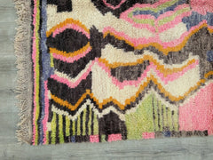 178 x 247 cm = 5.8 x 8.1 ft Colorful Abstract AMAZING DOOTED RUG, Soft Beni Ourain Rug, High-Quality Moroccan Wool Rug, Custom Size Area Rug, Handmade Berber Carpet