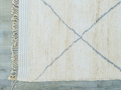 204 x 304 cm = 6.7 x 10.0 ft Diamonds Unique Black And Beige Amazing Rug, Custom Beniourain Rug, Custom Moroccan Rug, Patchwork Rug, Berber Sheep Wool Carpet, Handmade Area Rug