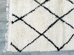 200 x 279 cm = 6.6 x 9.2 ft Diamonds AMAZING ORANGE MOROCCAN Rug - Beni ourain rug, Handmade Morrocan Rug, Authentic Berber Rug, Bohemian Style Rug For Living Room