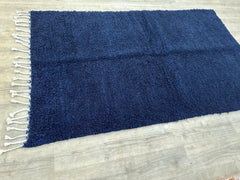 147 x 239 cm = 4.8 x 7.8 ft Gorgeous Beni Ourain Rug Runner- Moroccan Rug hand knotted- Rud Beniourain Carpet- Unique Geometric Rug- Moroccan Rug hand knotted