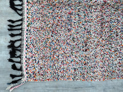 169 x 253 cm = 5.5 x 8.3 ft Moroccan rug minimalist striped design - Beni ourain rug - Handmade berber rug - Custom size rug - Wool area rug - Living room rug