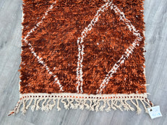 083x304 cm = 2.7 x 10.0 Vintage Moroccan Wool Runner – Tribal Berber Carpet for Hallway & Entryway