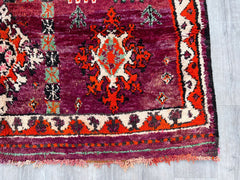 204x297 cm = 6.7 x 9.7 Large Vintage Moroccan Rug – Handwoven Boho Chic Carpet