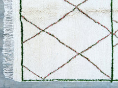 157 x 251 cm = 5.2 x 8.2 ft Geometric Moroccan Rug, Custom Fabulous Boujad Rug, Geometric Carpet, Handmade Moroccan Rug, Bohemian rug