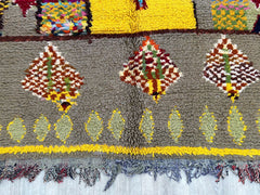 172x306 cm = 5.6 x 10.0 Authentic Boujad Moroccan Rug – Vintage Wool Carpet – Berber Tribal Floor Rug