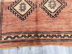 157x305 cm = 5.2 x 10.0 Vintage Moroccan Boujad Kilim Rug – Handmade Berber Carpet