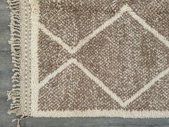 146 x 260 cm = 4.8 x 8.5 ft Zigzag tapis en laine beni mrirt-Tapis Beni Ourain coloré pour salon-Tapis traditionnel en laine-tapis en laine boujaad-tapis en laine fait main