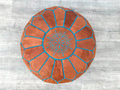 Add luxury and comfort to your home with handmade leather pouffes and footstools. Our collection includes Moroccan-inspired designs, vintage tufted ottomans, and sleek square stools in premium leather. Perfect for propping feet, extra seating, or accent tables, these pieces suit living rooms, reading nooks, and bedrooms. Highlights: double-zippered seams, eco-foam filling, and hand-tooled patterns. Shop durable, easy-to-clean leather in 20+ colors. Free returns & fast shipping!